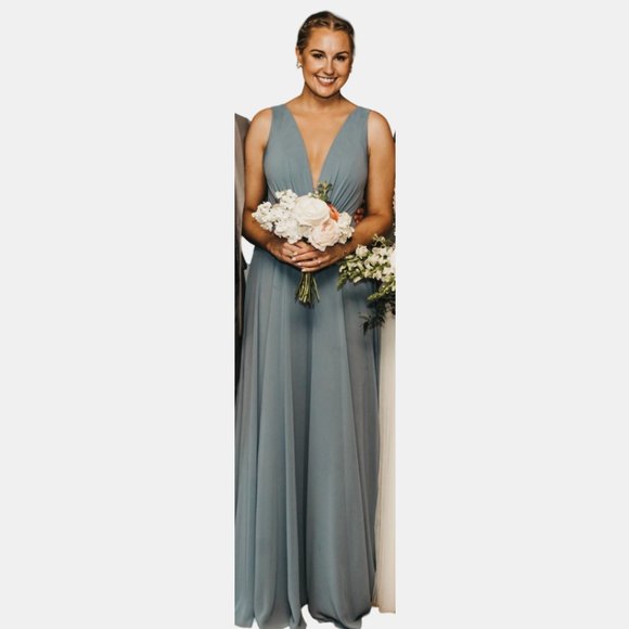 JENNY YOO RYAN DRESS, SIZE 8 - Picture 3 of 5